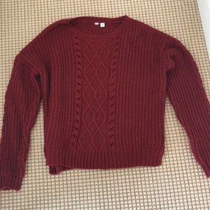 Red sweater from Francesca’s